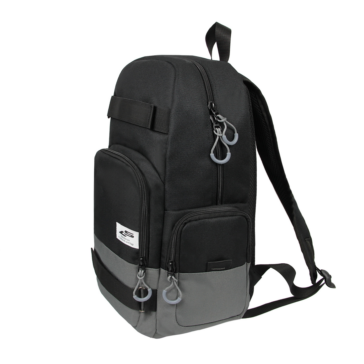 Скейт Черный-серый