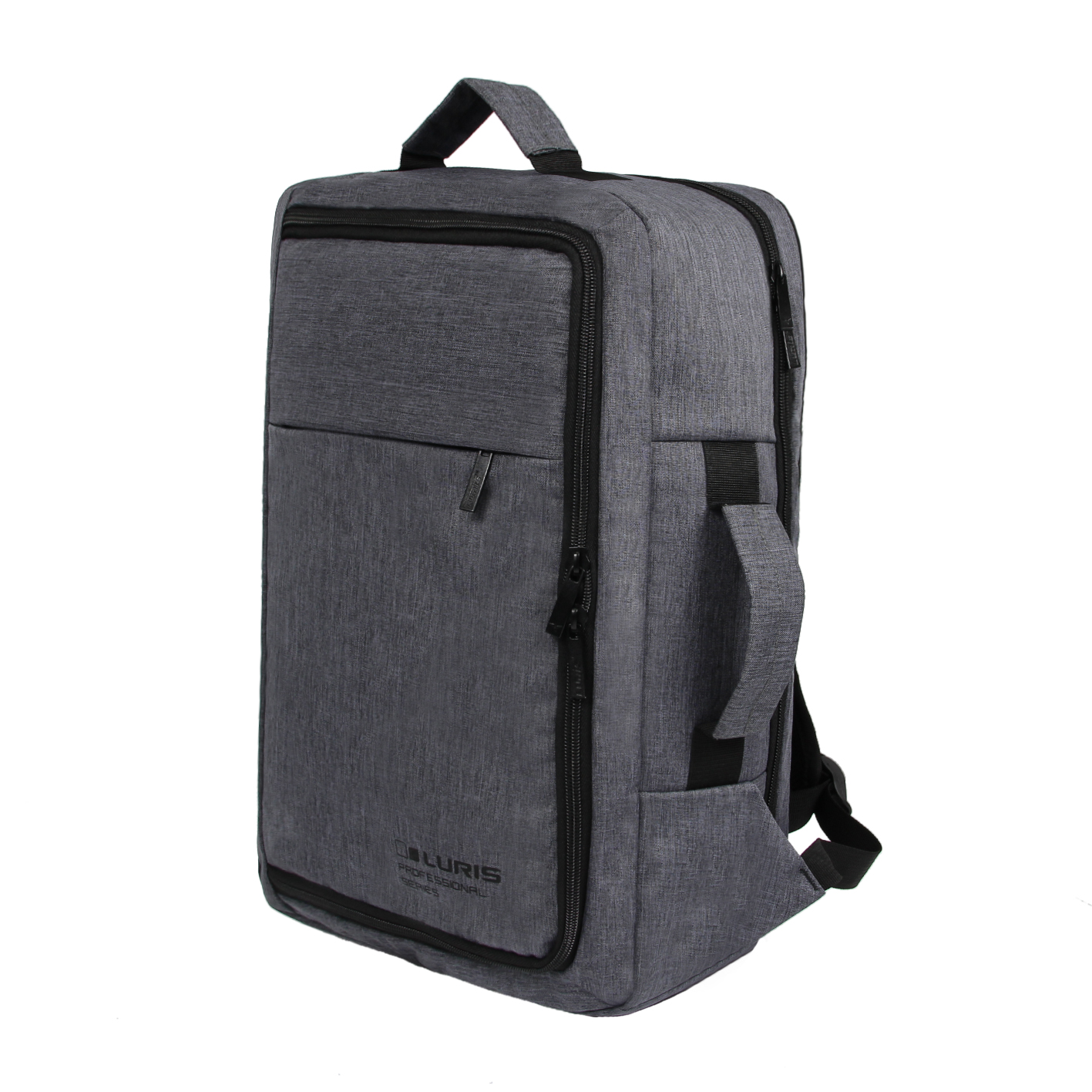 Стоун, сумка - рюкзак для ноутбука серый темный